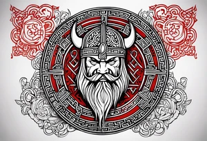 Viking runes tattoo idea
