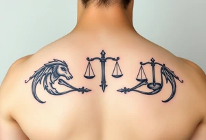aries and libra
against the odds tattoo idea