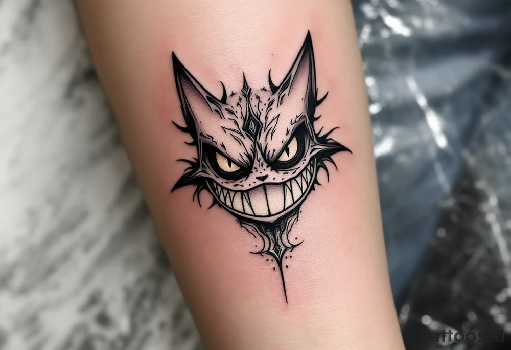 gengar pokemon tattoo idea