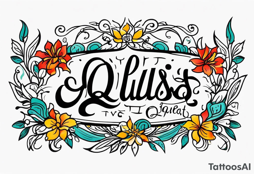 "Quisquis amat valeat, pereat quid nescit amare, bis tanto pereat quisquis amare vetat" tattoo idea