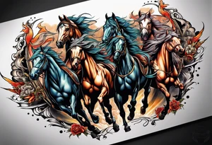 Four horsemen tattoo idea