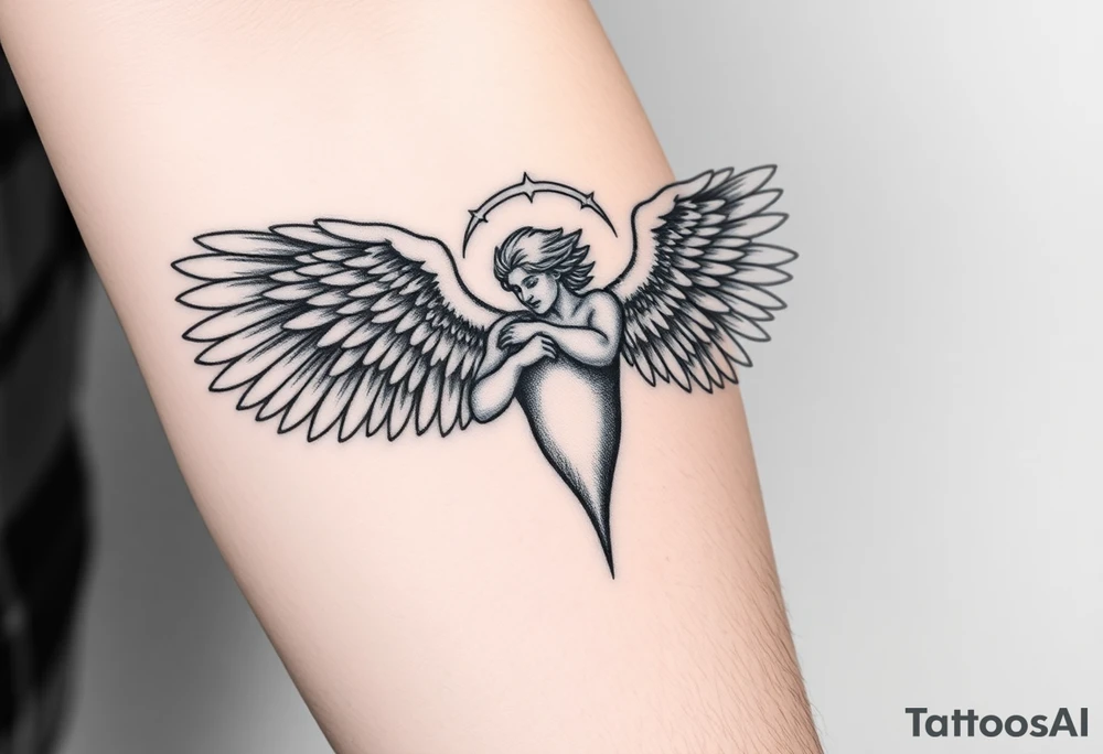 Archangel, seraphim, biblically accurate tattoo idea