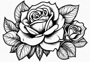 Disney's beauty and the beast flower with the poison apple from snow white and the necklace from Pocahontas tattoo idea