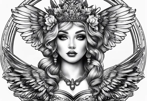 Dolly, acorn, wings tattoo idea
