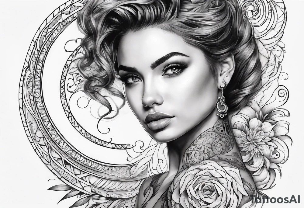 spiral tattoo idea