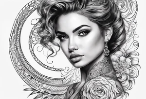 spiral tattoo idea