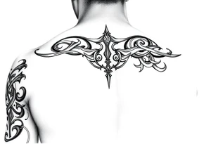 Celtic tribal arm sleeve tattoo idea