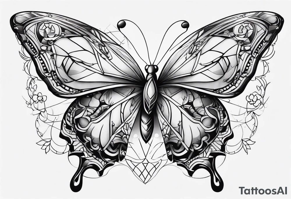 Borboleta tattoo idea