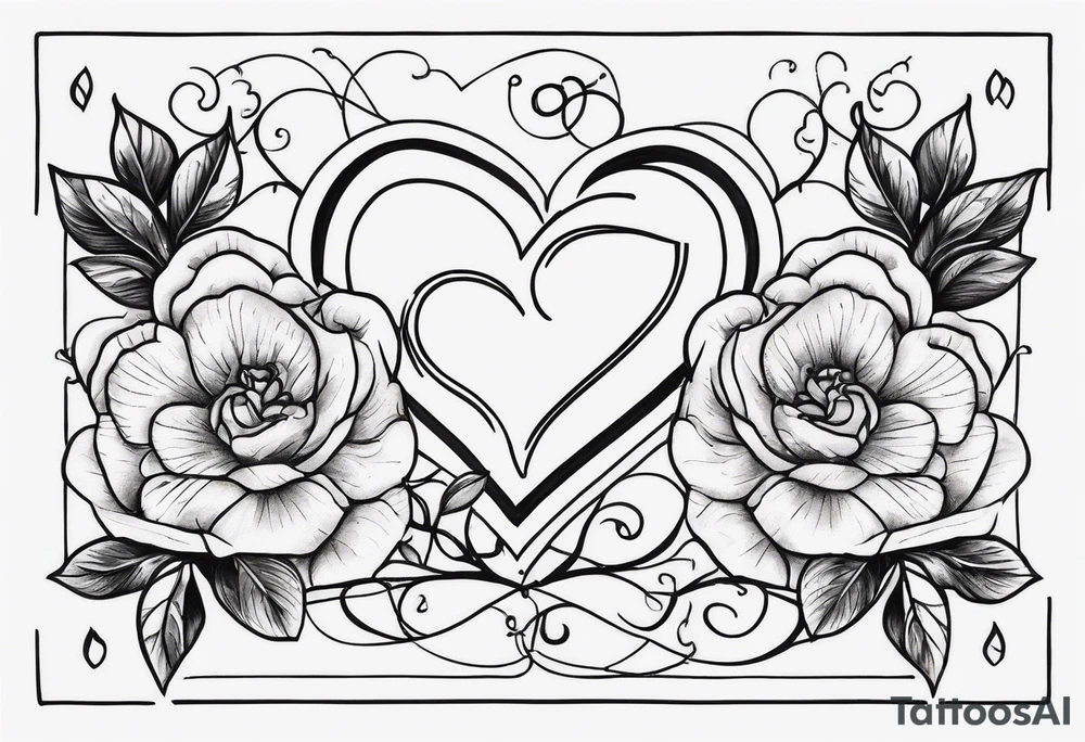 Schwarzes Herz, Stacheldraht, Leuchtturm zwei Rosen mum and dad tattoo idea
