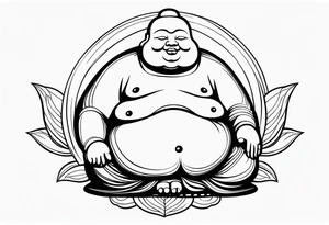 fat Buddha tattoo idea