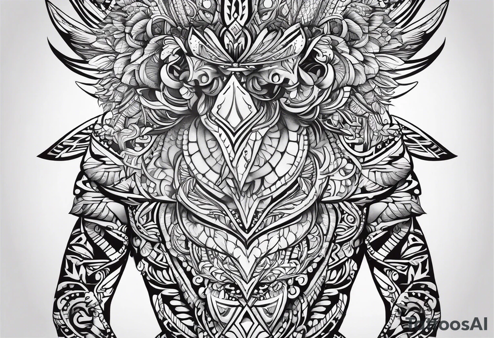 Tribal Back Tattoo tattoo idea