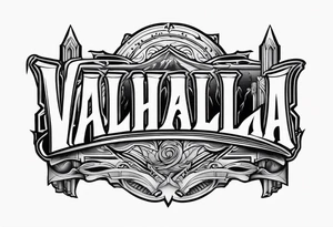 Valhalla 
 mist pillars tattoo idea