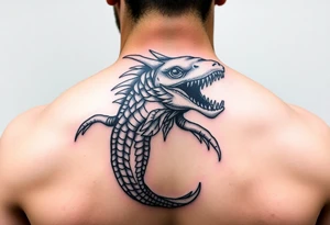 underwater poseidon tattoo idea