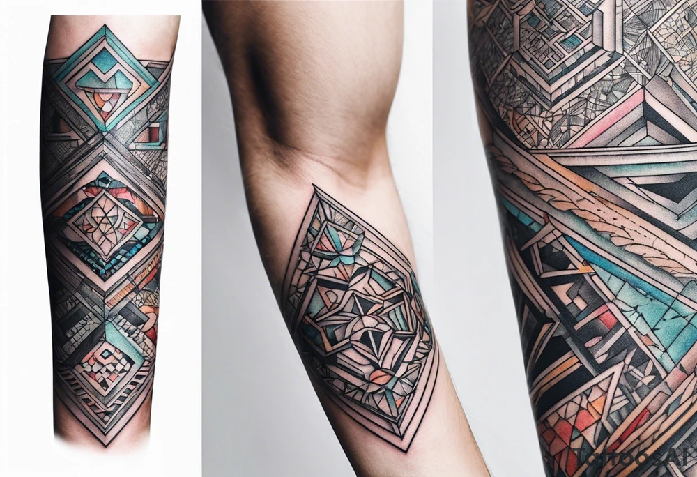 British, forearm tattoo, geometric, subtle, men, culture, iconic tattoo idea