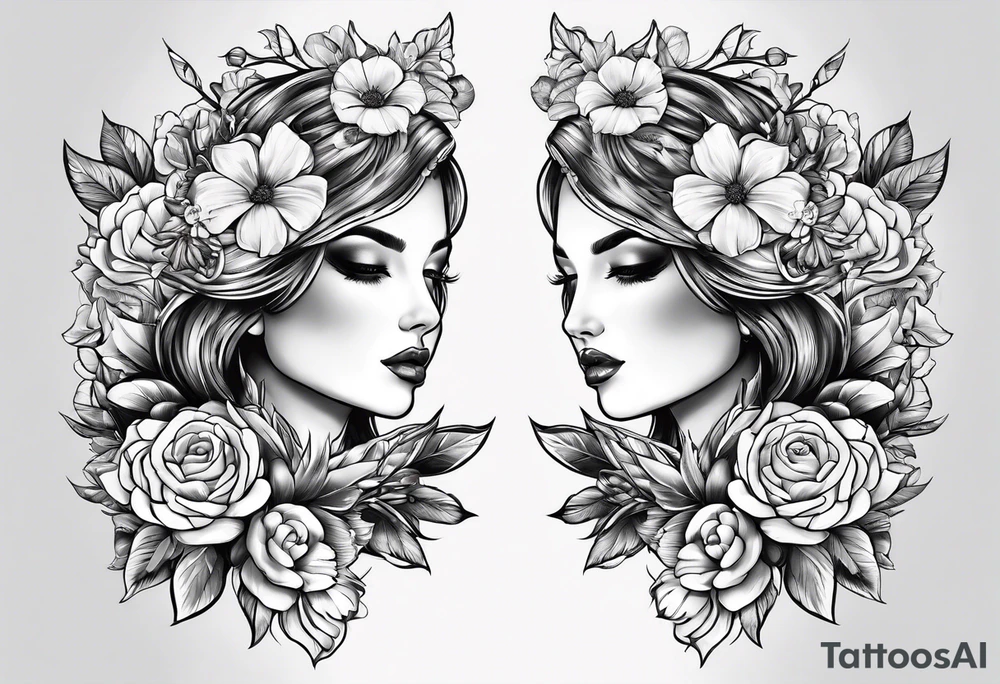 In memory of mom sleeve tattoo idea