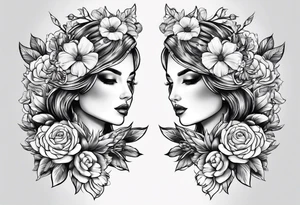 In memory of mom sleeve tattoo idea