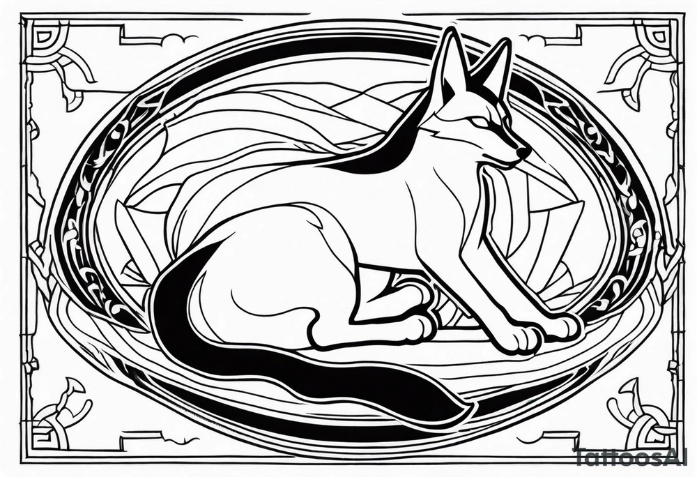 kitsune tattoo idea