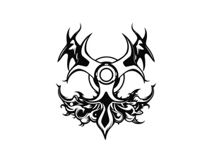 Contagion sign imwith toxic spill behind tattoo idea