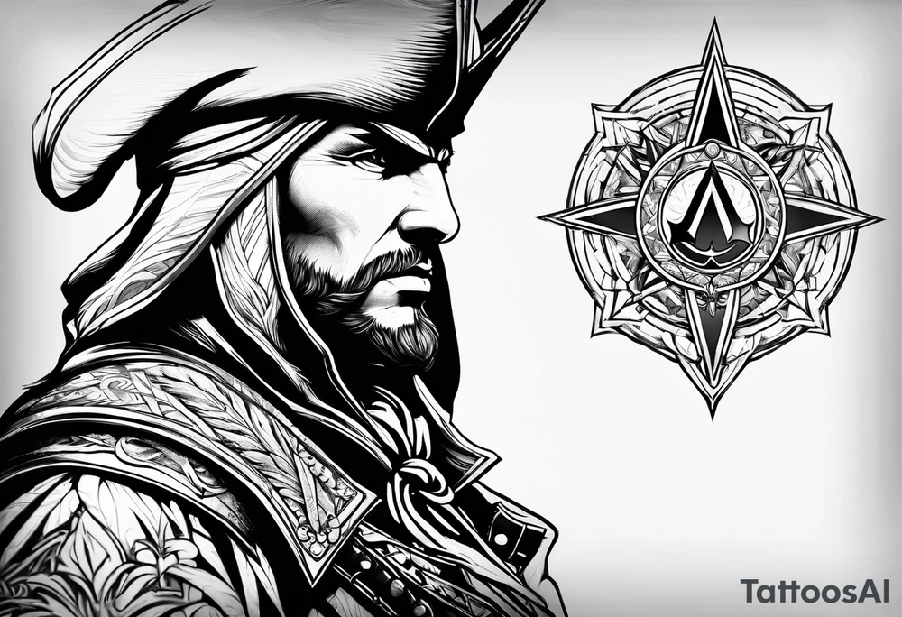Edward kennway assassins creed tattoo tattoo idea