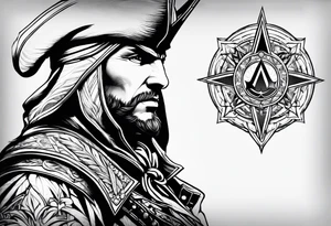 Edward kennway assassins creed tattoo tattoo idea
