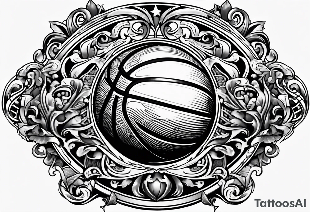 basketball , september virgo, birth year 2005, birth place detroit tattoo idea