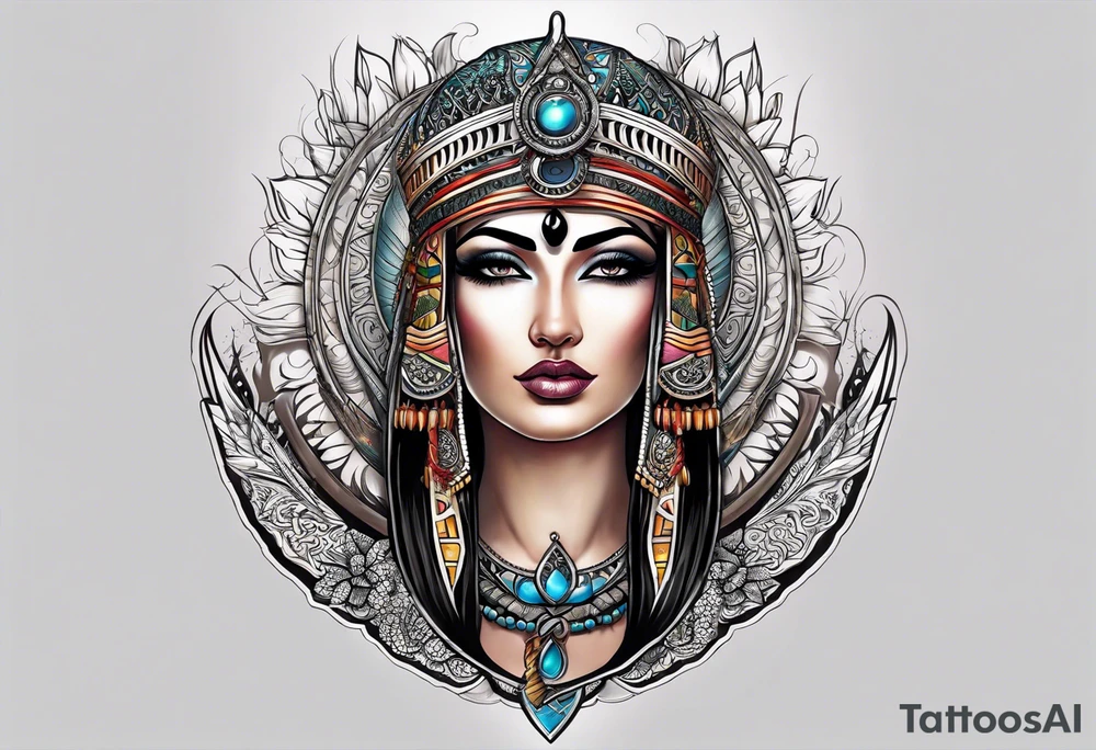 Isis Goddess Tattoo tattoo idea