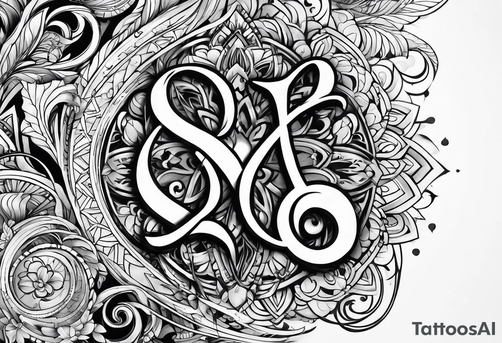 Music love infinity tattoo idea
