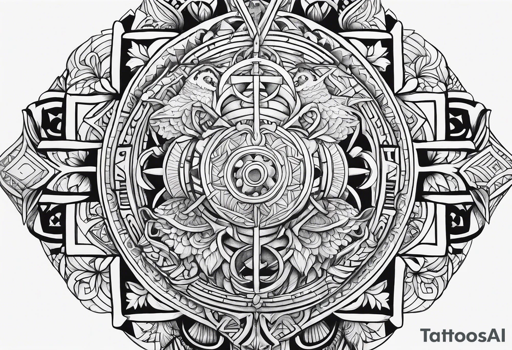 nordic symbols tattoo idea