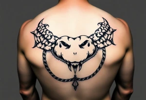 Design a ballgag tattoo idea