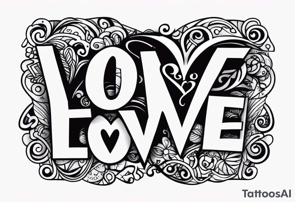 Love me now tattoo idea