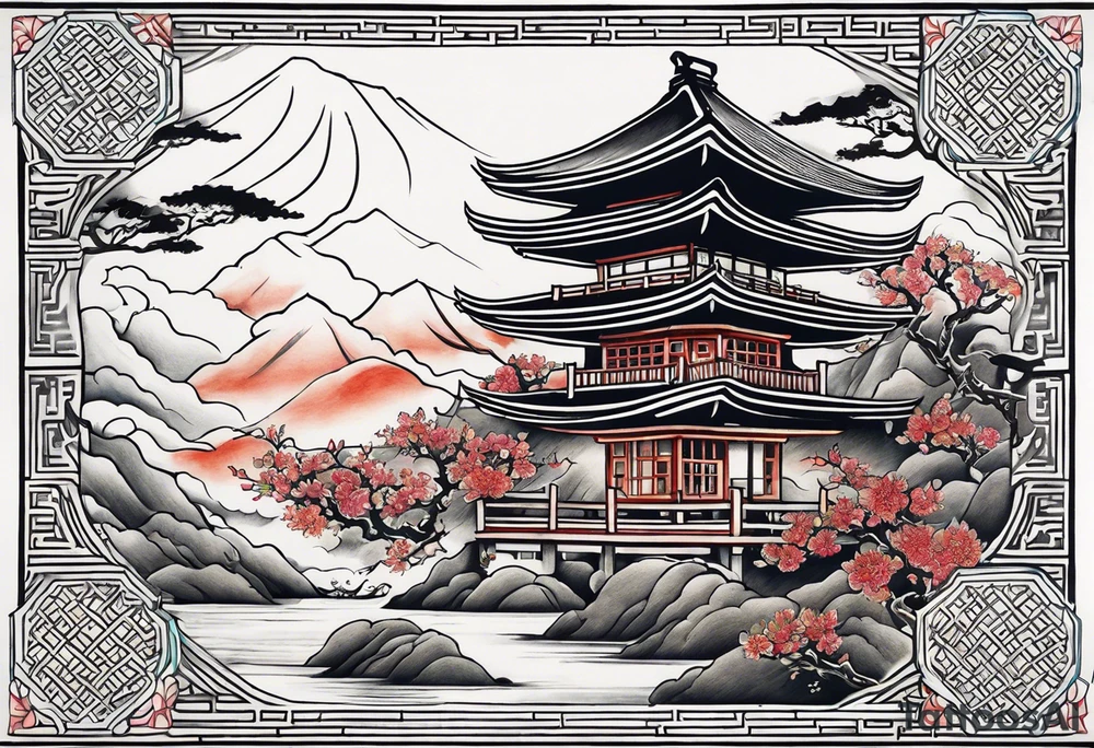 Family half sleeve tattoo idea