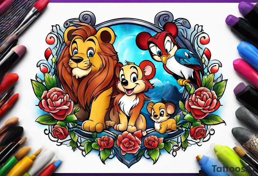 Disney tattoo idea