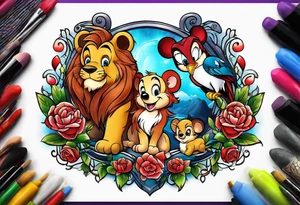 Disney tattoo idea