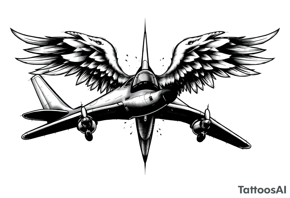 aviation sleeve tattoo idea
