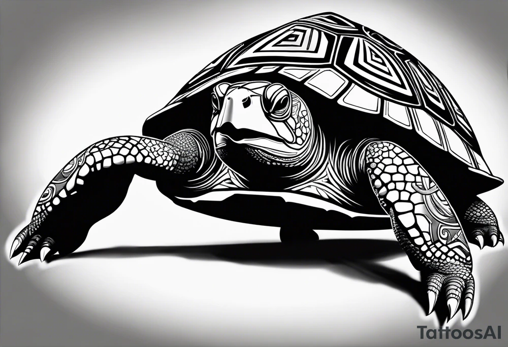 Samoan turtle tattoo idea
