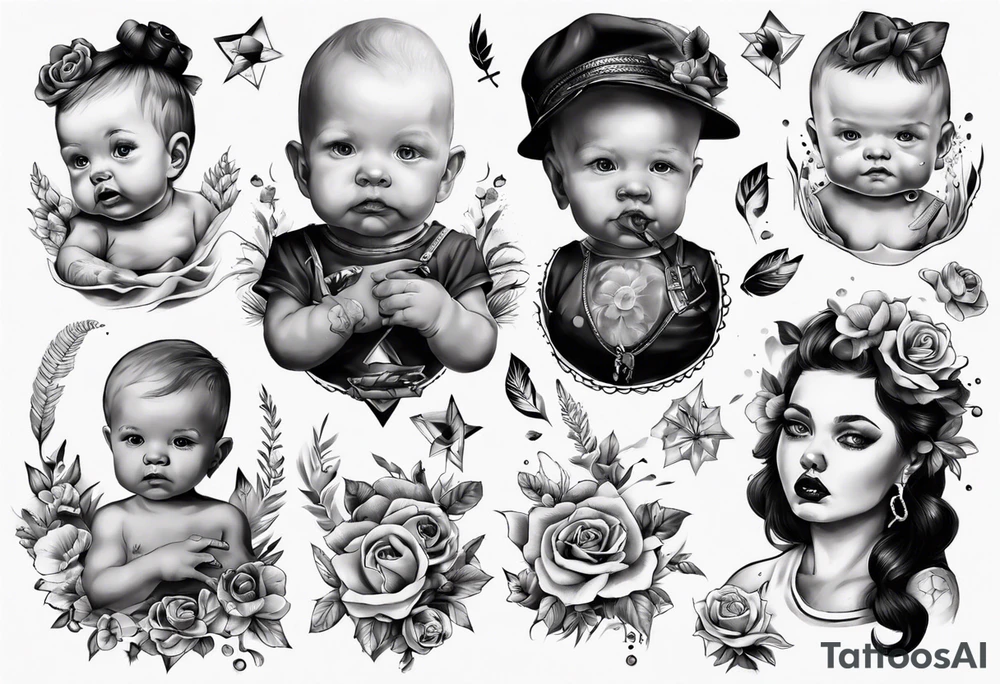 Baby Füße tattoo idea