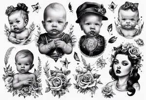 Baby Füße tattoo idea