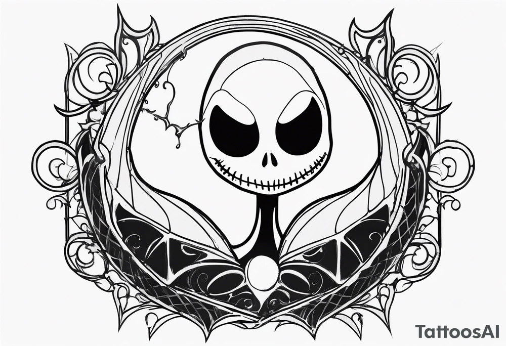 Jack Skellington tattoo idea