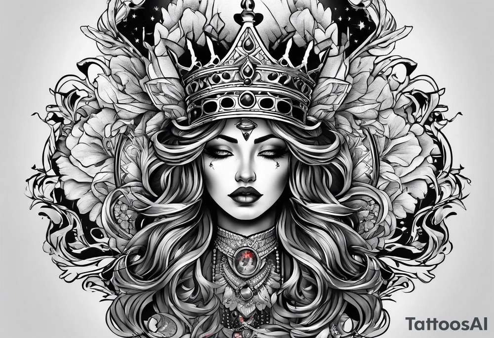 bad king tattoo idea