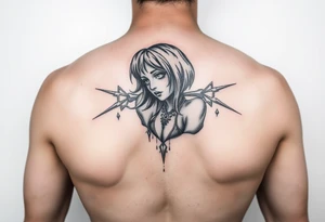 Gangsta sadgirl tattoo idea