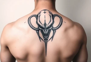 Alien leon alas tattoo idea