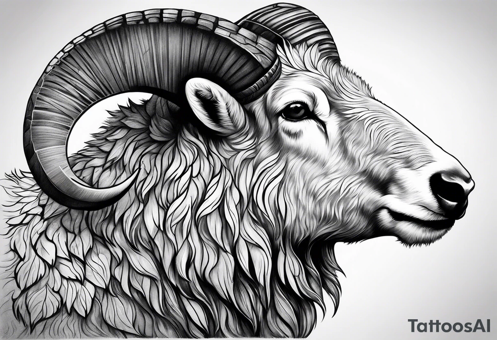 stone sheep grizzly yukon tattoo idea