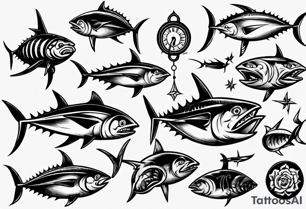 tuna tattoo idea
