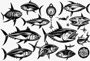tuna tattoo idea
