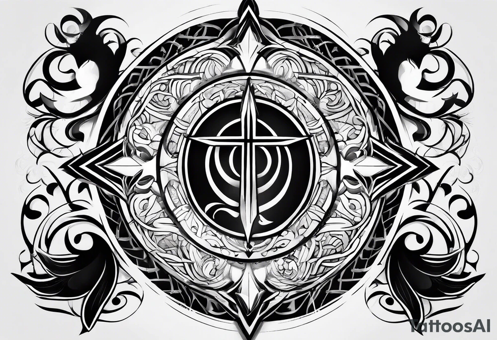 The Christian Chiro symbol tattoo idea