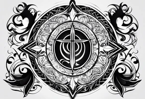 The Christian Chiro symbol tattoo idea