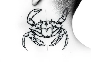 Sign of a caner a crab tattoo idea