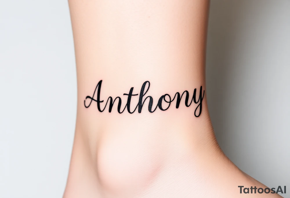 Anthony tattoo idea