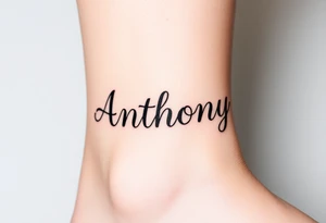 Anthony tattoo idea
