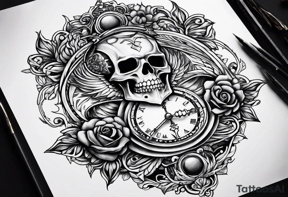 Writing: "In Omina Paratus" tattoo idea